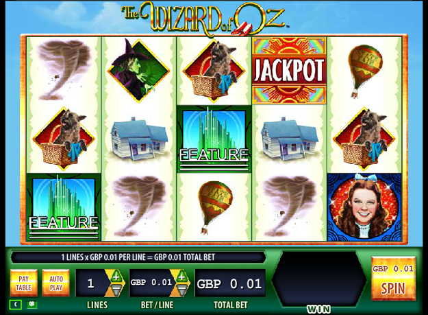 Wizard Of Oz Slots Bonus Wheel Trigger